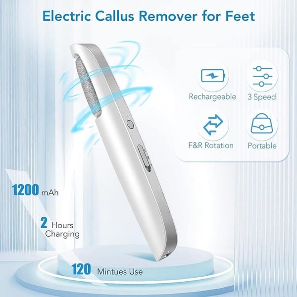 MeySmooth™ Electric Callus Remover with LED Light – Say Goodbye to Calluses. Hello to Smooth Confidence ✨