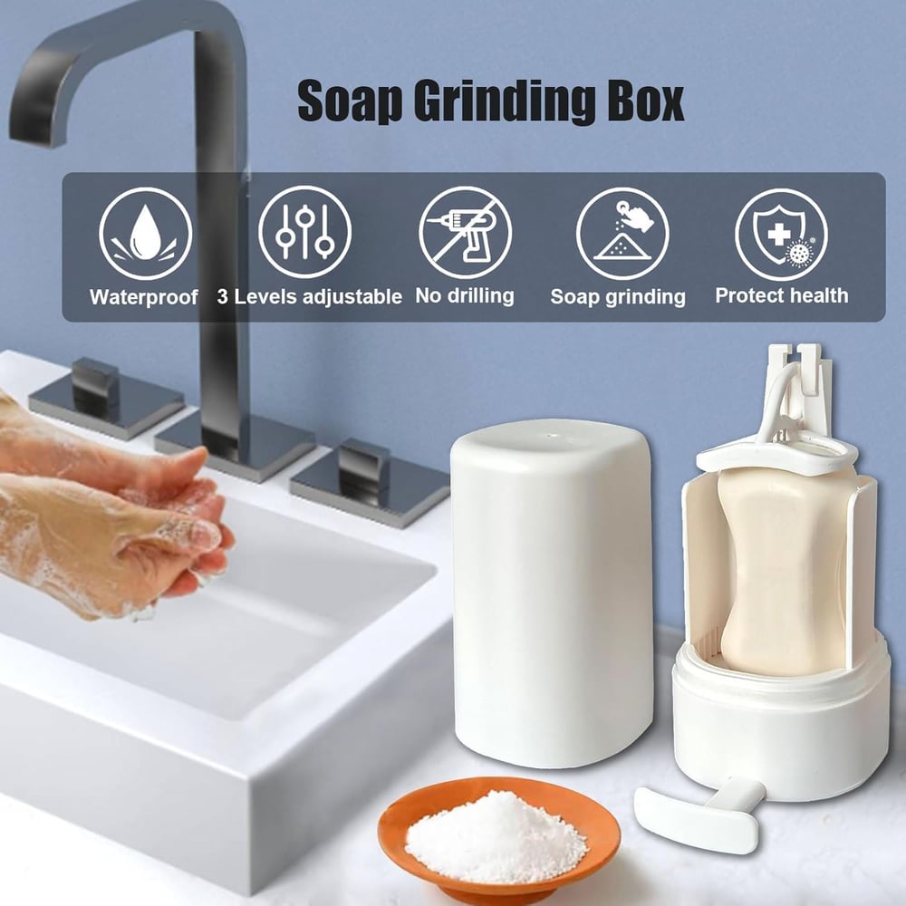 MeyClean™ Soap Grinder & Storage Box – The Smarter Way to Use Bar Soap 🧼