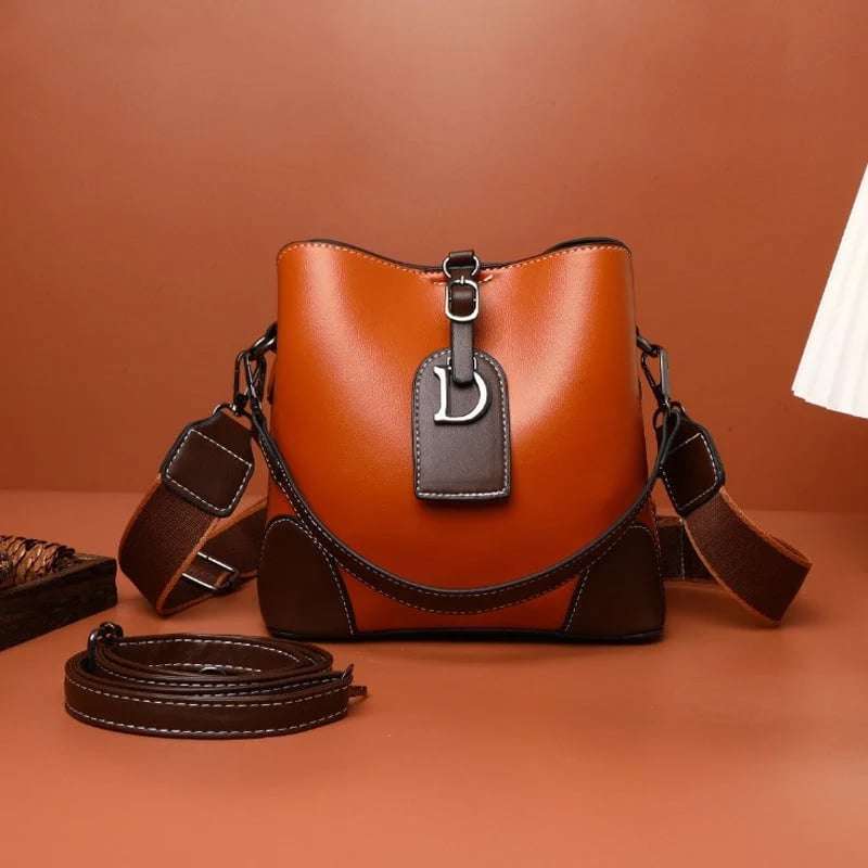 MeyChic™ LuxeCurve Leather Shoulder Bag | Elegance Made Effortless
