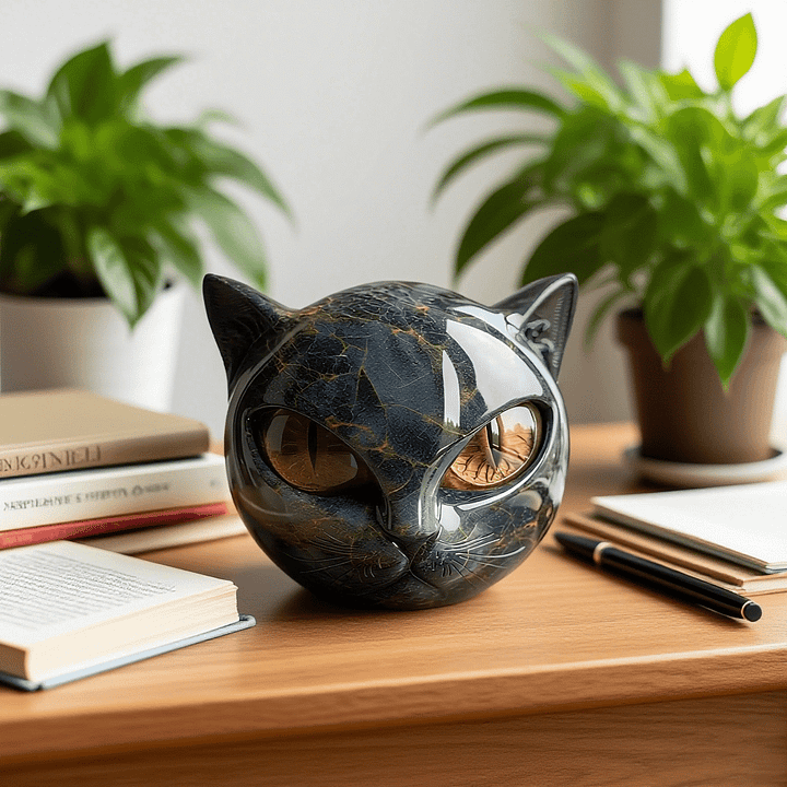 MeyHome™ Mystic Cat Sculpture – A Captivating Feline Accent