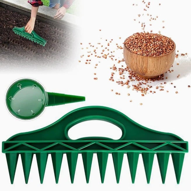 MeyPlant™ - Garden Seed Spacer & Dibbler | Precision Seeding Made Simple