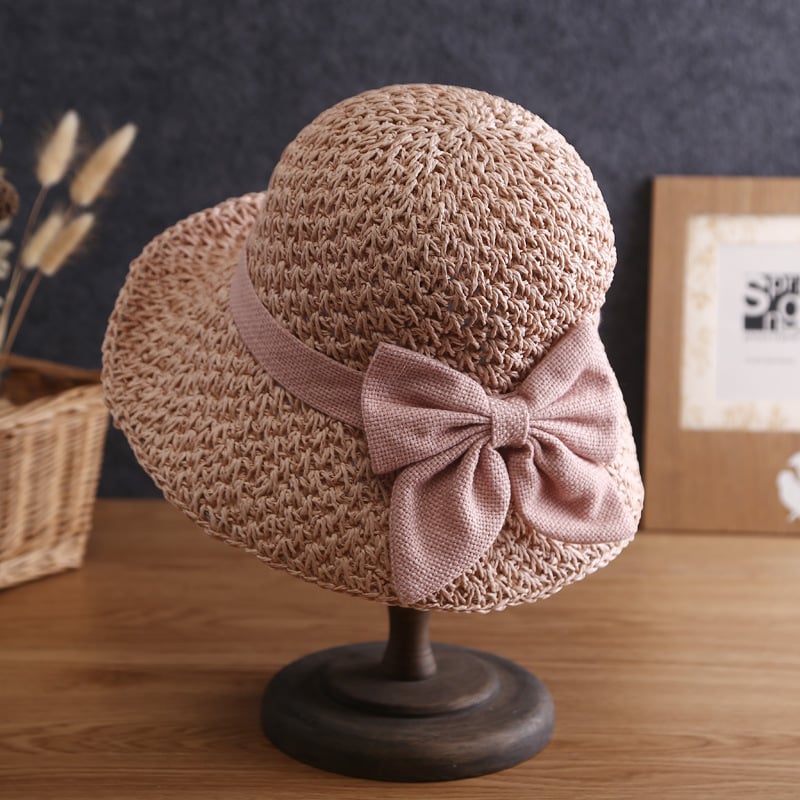 MeyChic™ Crochet Bow Straw Hat | Effortless Elegance, All Summer Long ✨