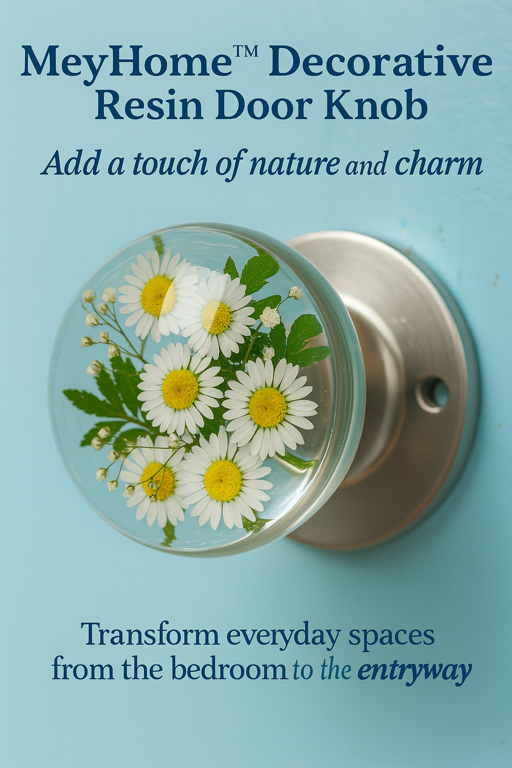 MeyHome™ Decorative Resin Door Knob | Let Your Door Make a Statement 🌟