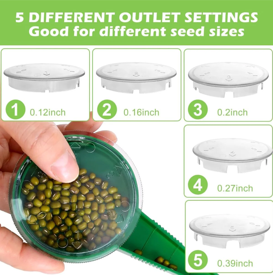MeyPlant™ - Garden Seed Spacer & Dibbler | Precision Seeding Made Simple