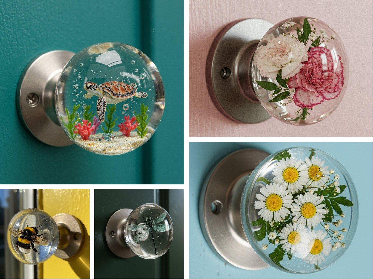 MeyHome™ Decorative Resin Door Knob | Let Your Door Make a Statement 🌟