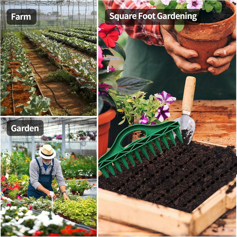 MeyPlant™ - Garden Seed Spacer & Dibbler | Precision Seeding Made Simple
