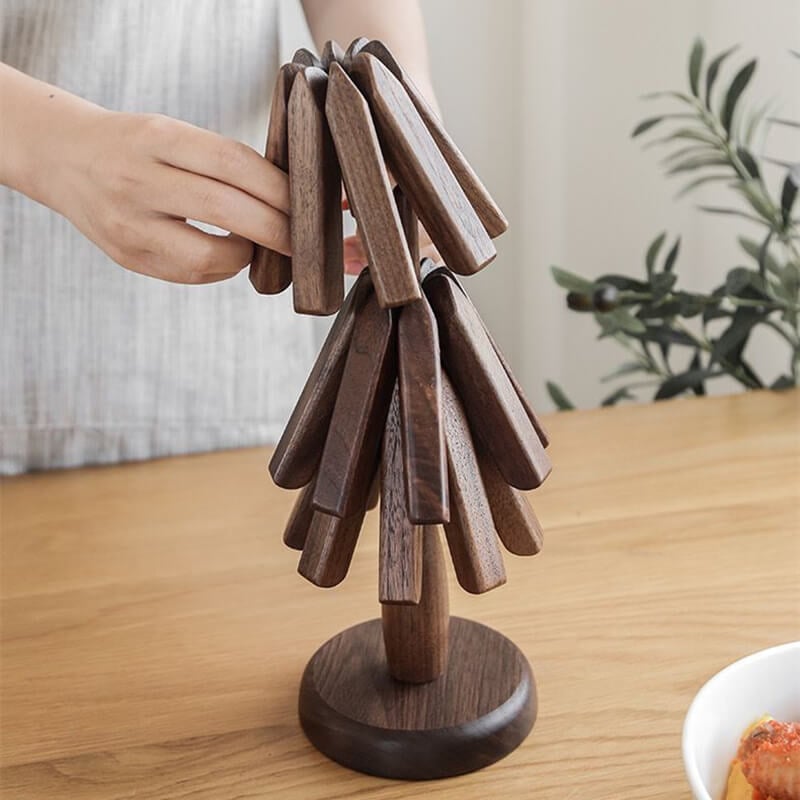 MeyHome™ Artisan Tree Coaster Set 🌲| BUNDLE OFFER