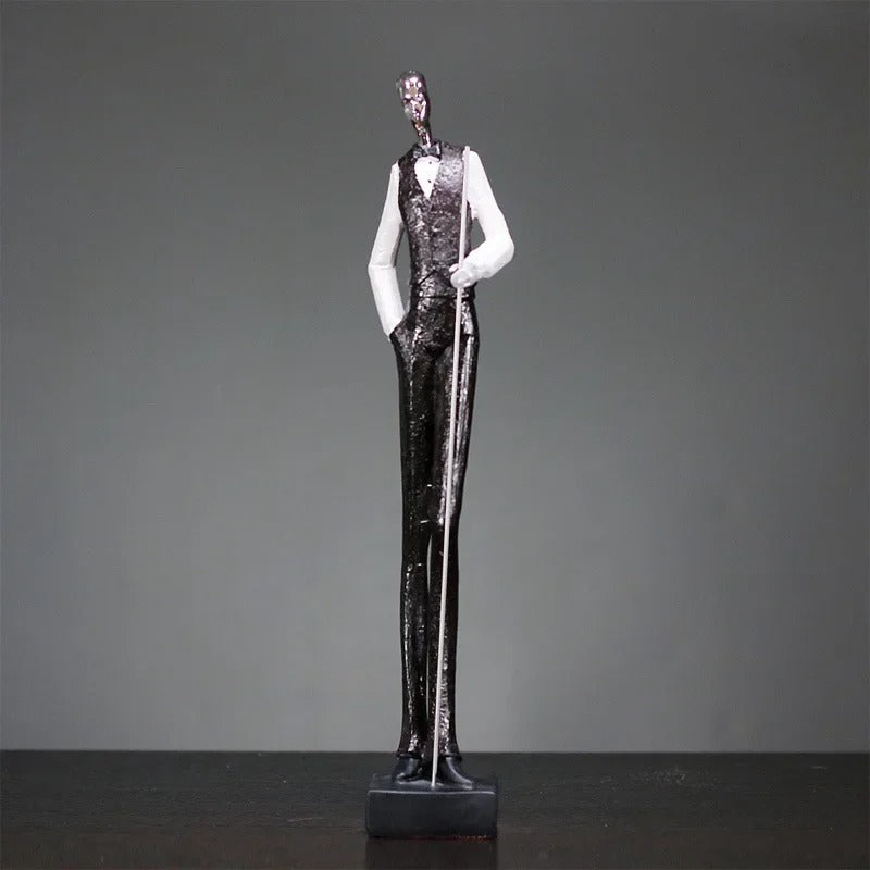 Abstract Pool Statues