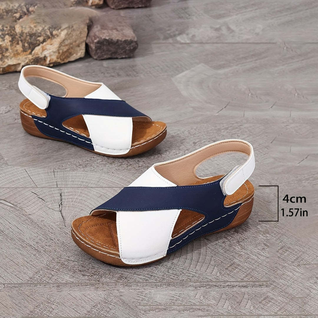 MeyChic™ Slope Heel Sandals | Where Wellness Meets Effortless Elegance