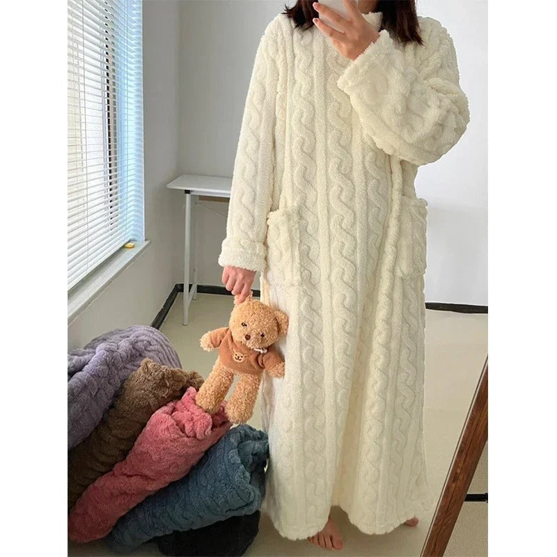 MeyCozy™ Super Soft Coral Blanket Jumper | Wrap Yourself in a Hug of Fluffy Warmth! ✨ | ONE SIZE FITS ALL