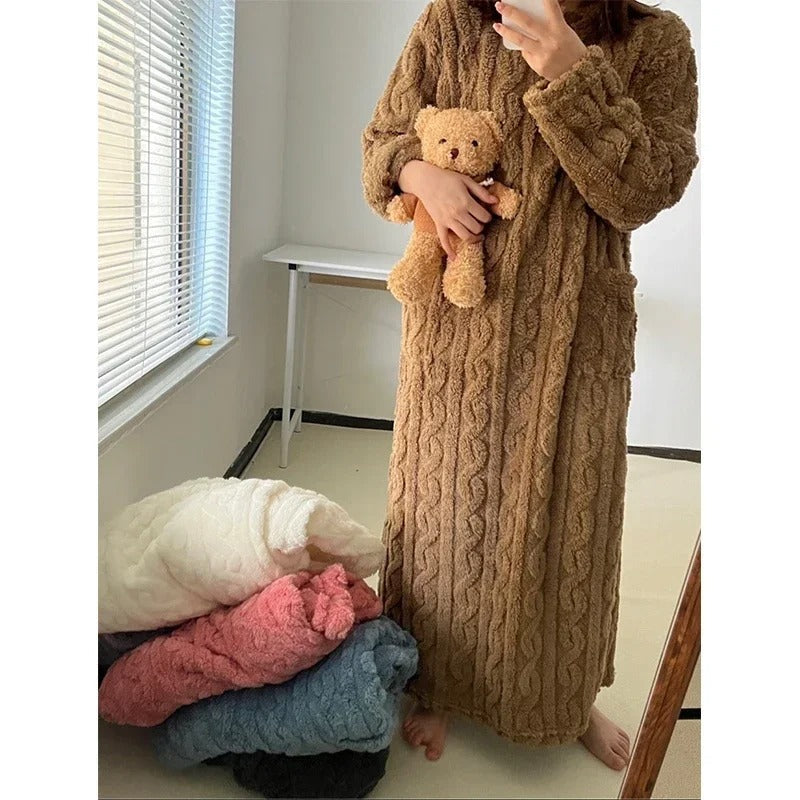 MeyCozy™ Super Soft Coral Blanket Jumper | Wrap Yourself in a Hug of Fluffy Warmth! ✨ | ONE SIZE FITS ALL