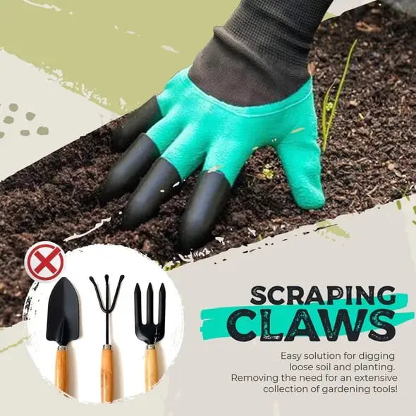 WeedPro™ Claw Gardening Gloves | Dig, Plant & Protect — No Tools Needed