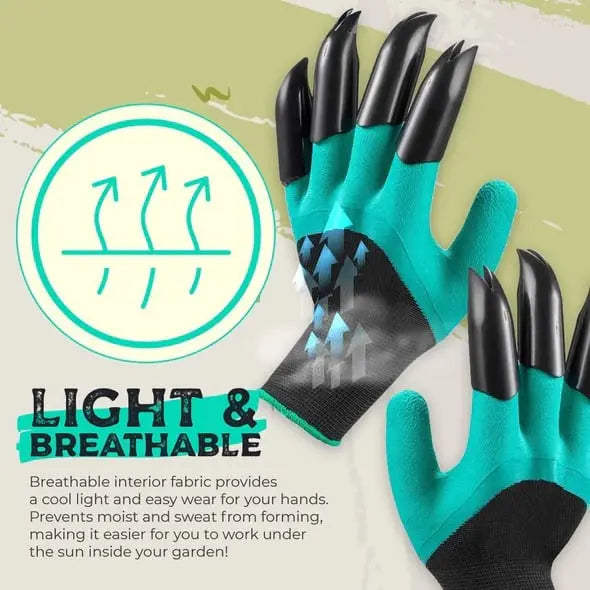 WeedPro™ Claw Gardening Gloves | Dig, Plant & Protect — No Tools Needed