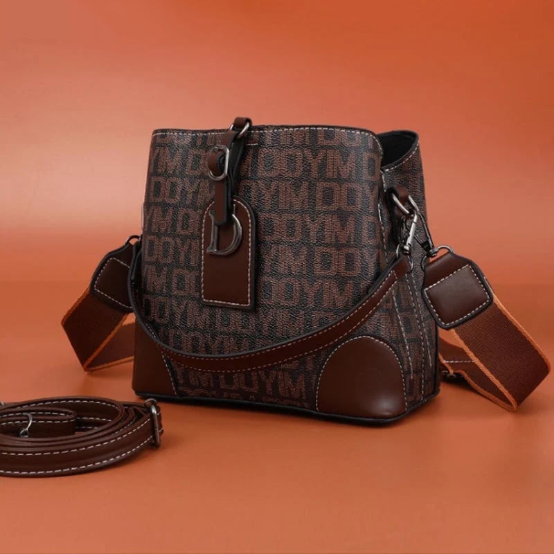 MeyChic™ LuxeCurve Leather Shoulder Bag | Elegance Made Effortless