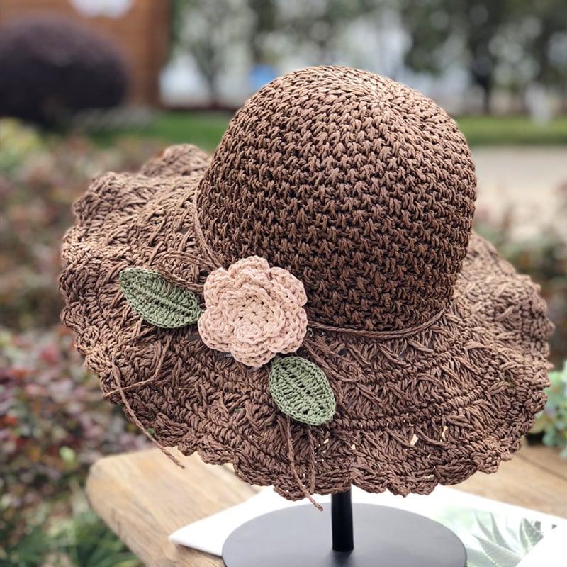 MeyChic™ Crochet Bow Straw Hat | Effortless Elegance, All Summer Long ✨
