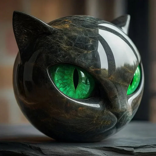 MeyHome™ Mystic Cat Sculpture – A Captivating Feline Accent
