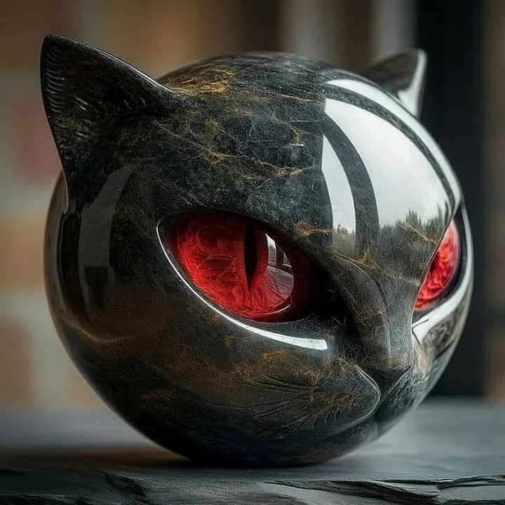 MeyHome™ Mystic Cat Sculpture – A Captivating Feline Accent