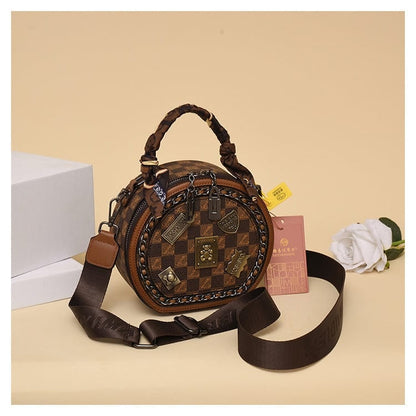 MeyChic™ Bear Edition Round Bag | Luxury Craftsmanship with a Playful Twist