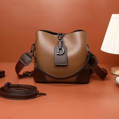 MeyChic™ LuxeCurve Leather Shoulder Bag | Elegance Made Effortless