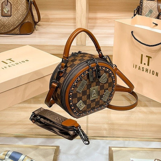 MeyChic™ Bear Edition Round Bag | Luxury Craftsmanship with a Playful Twist