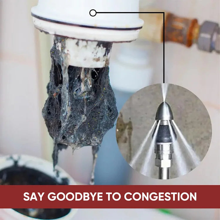 MeyJet™ High-Pressure Cleaning Nozzle | No Plumber, No Chemicals Needed!