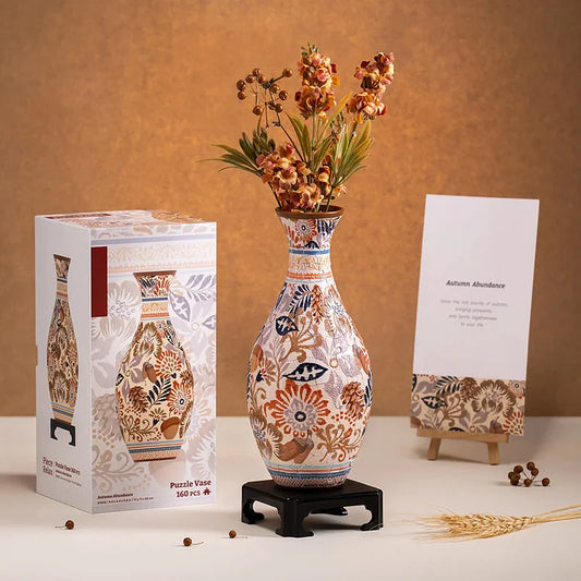 MeyVase™ Decorative 3D Art Puzzle Vase – Craft Your Masterpiece, Elevate Your Space