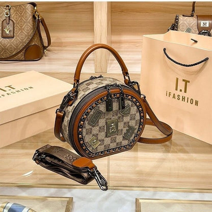 MeyChic™ Bear Edition Round Bag | Luxury Craftsmanship with a Playful Twist