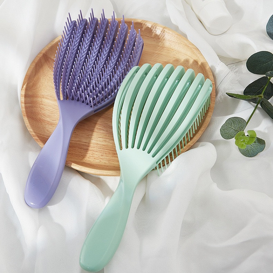MeyBeauty™ Detangling & Scalp Massage Brush | Tangle-Free Hair, Spa-Like Scalp Care – All in One Brush! 💆‍♀️✨