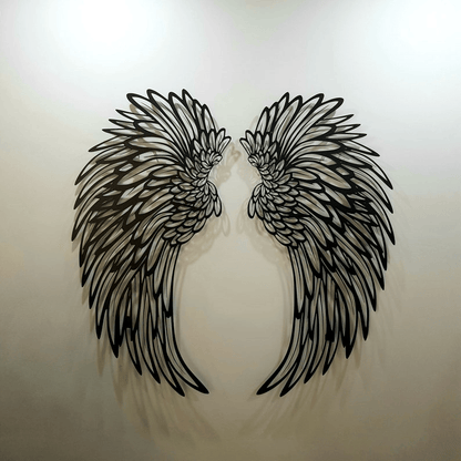 Meyrille CelestiLight™ - 2x Angel Wings Wall Art with LED Illumination