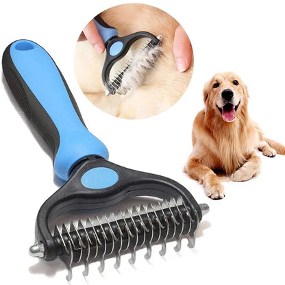 MeyFur™ Pro - 2 in 1 Deshedding & Detangling Comb | Designed By Pawfessionals, Trusted By Pet Parents
