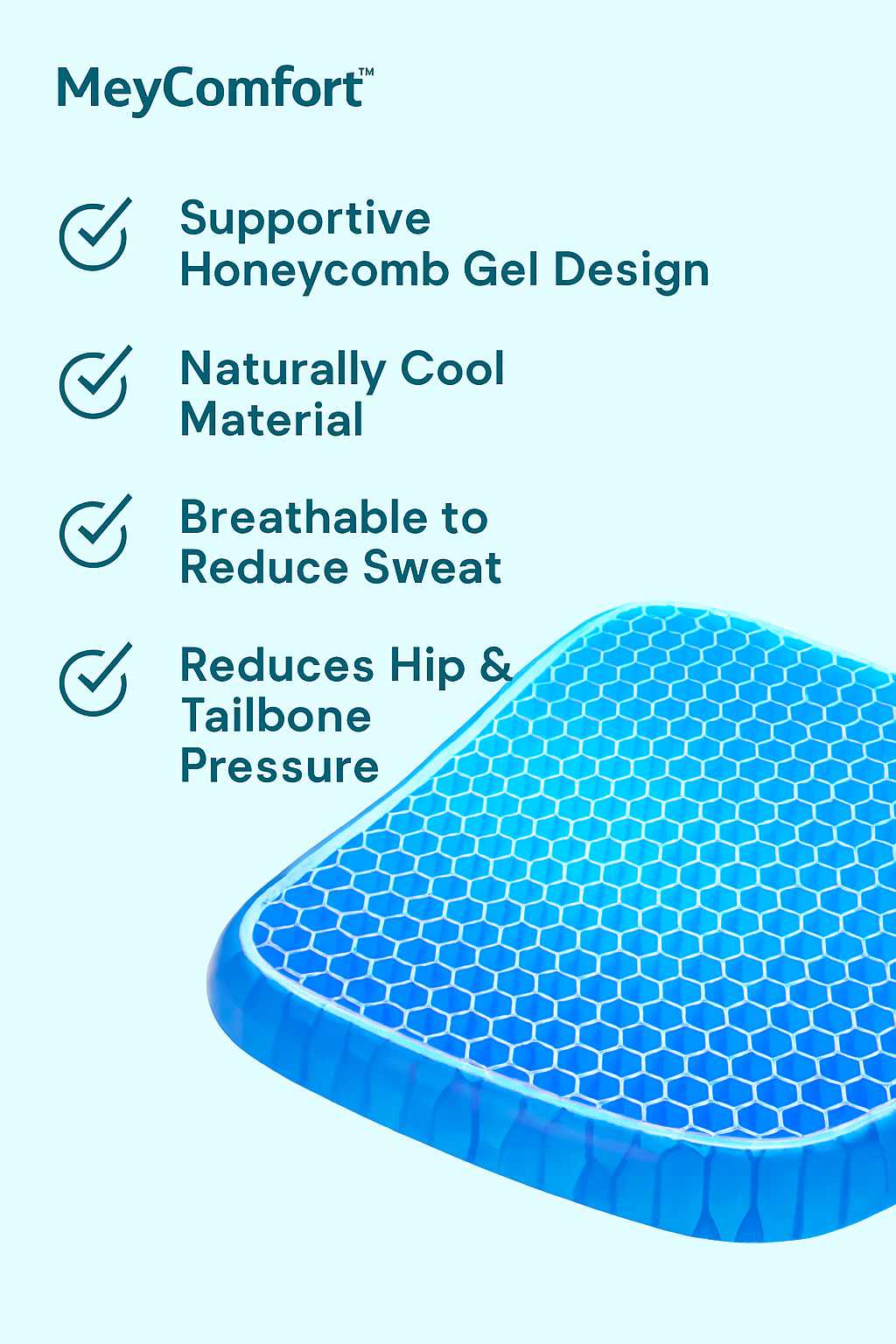 MeyComfort™ Pressure Relief Cushion - Sit Better, Feel Better