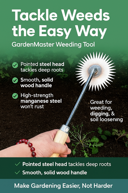 WeedPro™ GardenMaster Weeding Tool – The Garden Tool That Does the Hard Work for You
