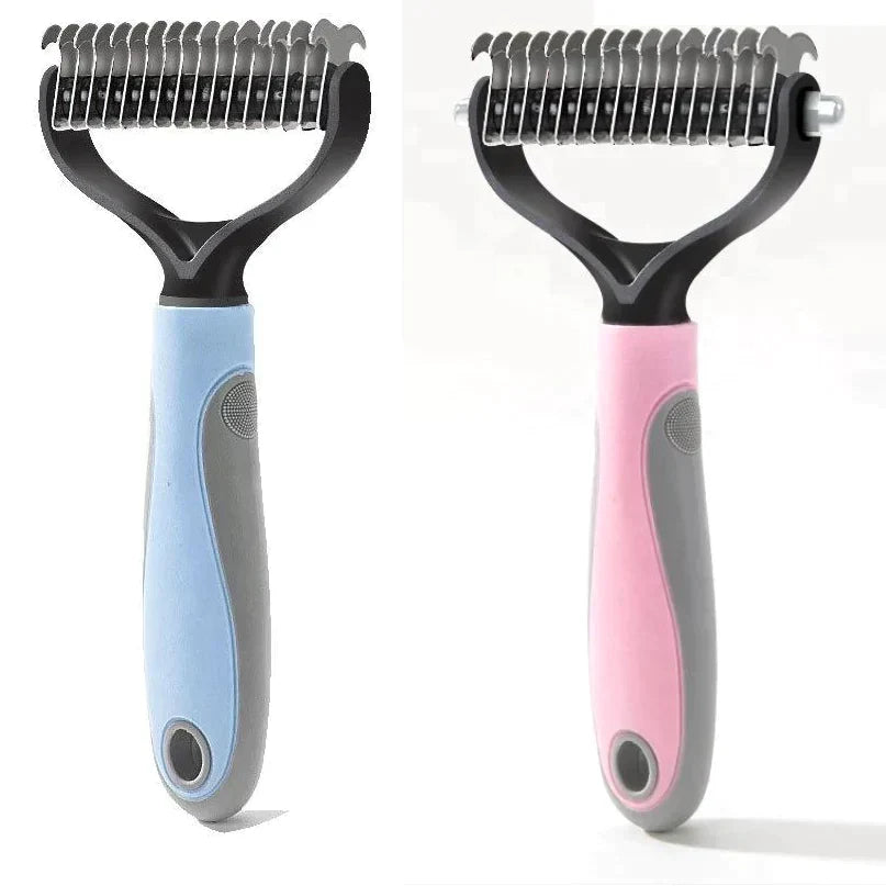 MeyFur™ Pro - 2 in 1 Deshedding & Detangling Comb | Designed By Pawfessionals, Trusted By Pet Parents