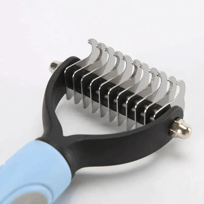 MeyFur™ Pro - 2 in 1 Deshedding & Detangling Comb | Designed By Pawfessionals, Trusted By Pet Parents