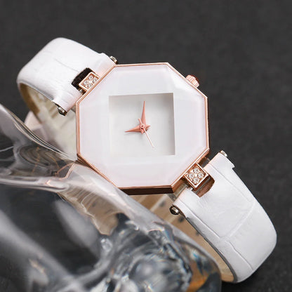 Elara Elegant Watch | Free Pearl Bracelet