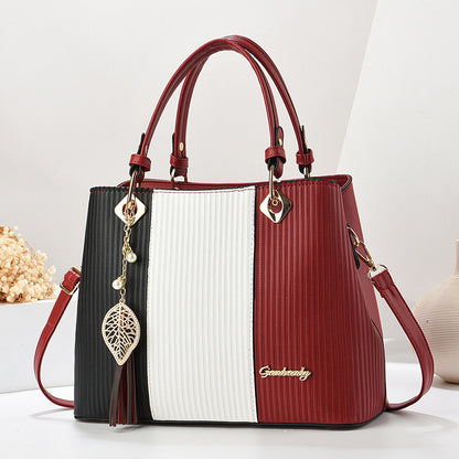 MeyChic™ Accented Leather Bag – Sophistication in Every Season