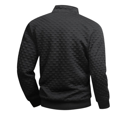 Metro Forge Textured Zip-Sleeve Sweater
