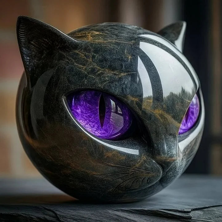 MeyHome™ Mystic Cat Sculpture – A Captivating Feline Accent