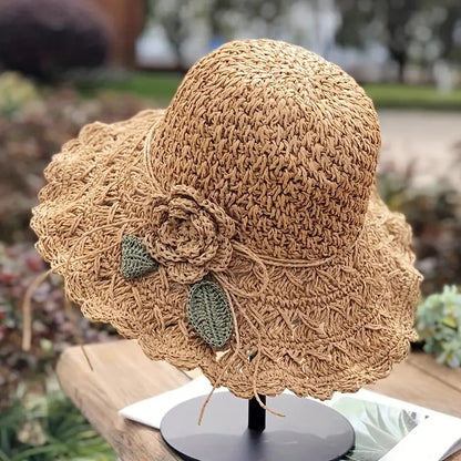 MeyChic™ Crochet Bow Straw Hat | Effortless Elegance, All Summer Long ✨