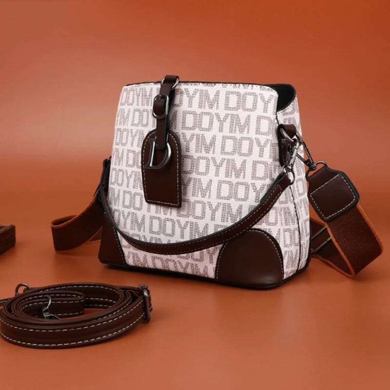 MeyChic™ LuxeCurve Leather Shoulder Bag | Elegance Made Effortless