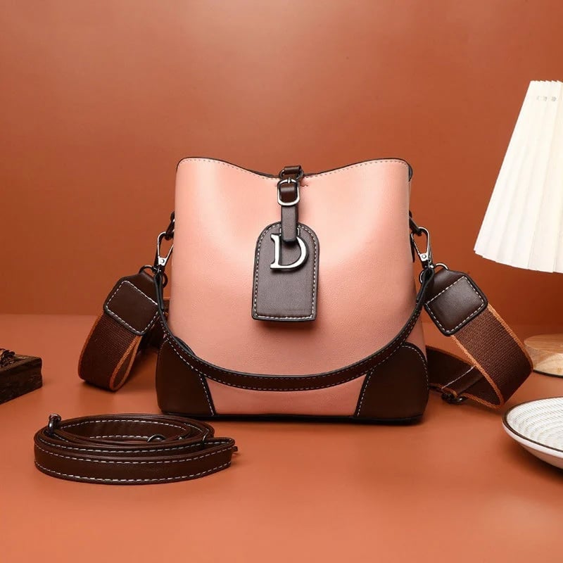 MeyChic™ LuxeCurve Leather Shoulder Bag | Elegance Made Effortless