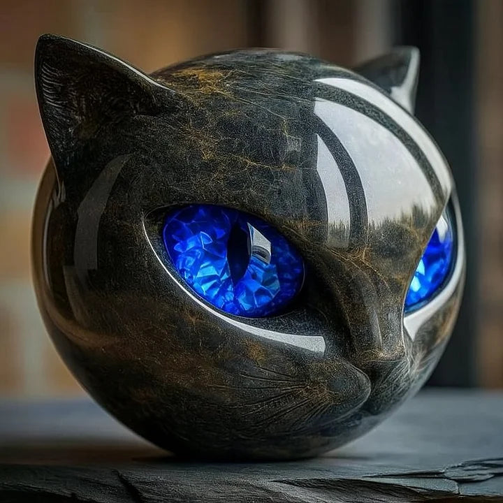 MeyHome™ Mystic Cat Sculpture – A Captivating Feline Accent