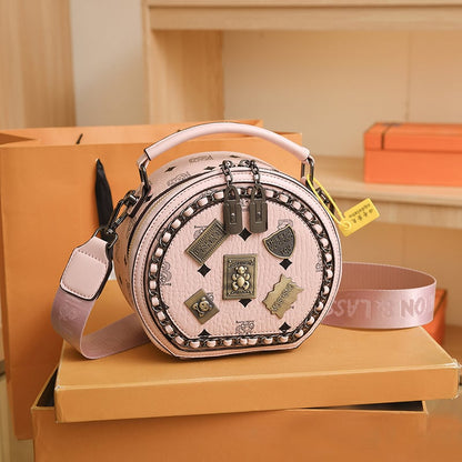 MeyChic™ Bear Edition Round Bag | Luxury Craftsmanship with a Playful Twist