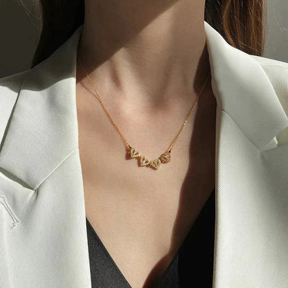 MeyHearts™ Magnetic Hearts Clover Necklace |  A Symbol of Love, Luck, and Elegance🍀💖