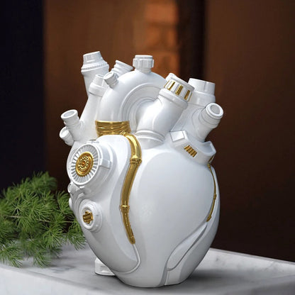 MeyHome™ Engine & Heart Vase – The Ultimate Fusion of Art & Power