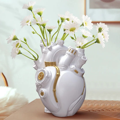 MeyHome™ Engine & Heart Vase – The Ultimate Fusion of Art & Power
