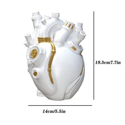 MeyHome™ Engine & Heart Vase – The Ultimate Fusion of Art & Power