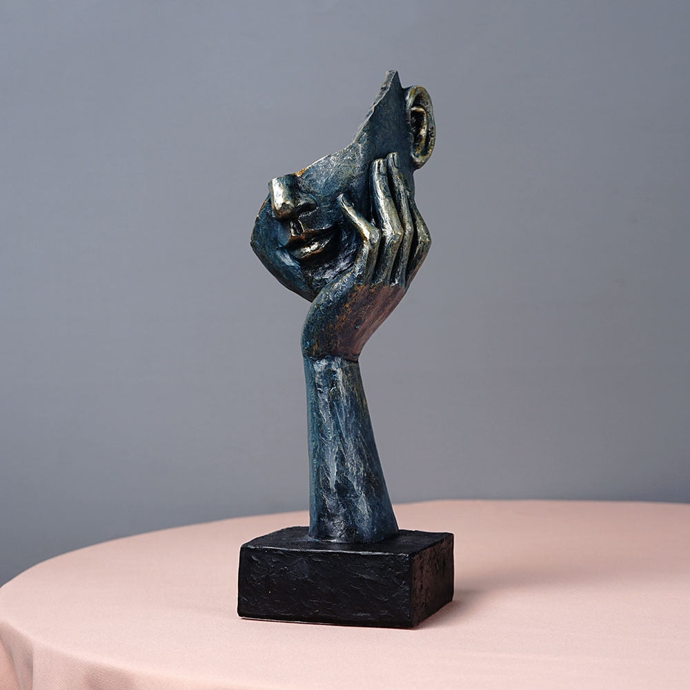 Abstract Reflective Statue