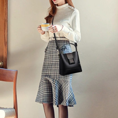 MeyChic™ Bucket Leather Bag | Effortless Elegance for Everyday Moments